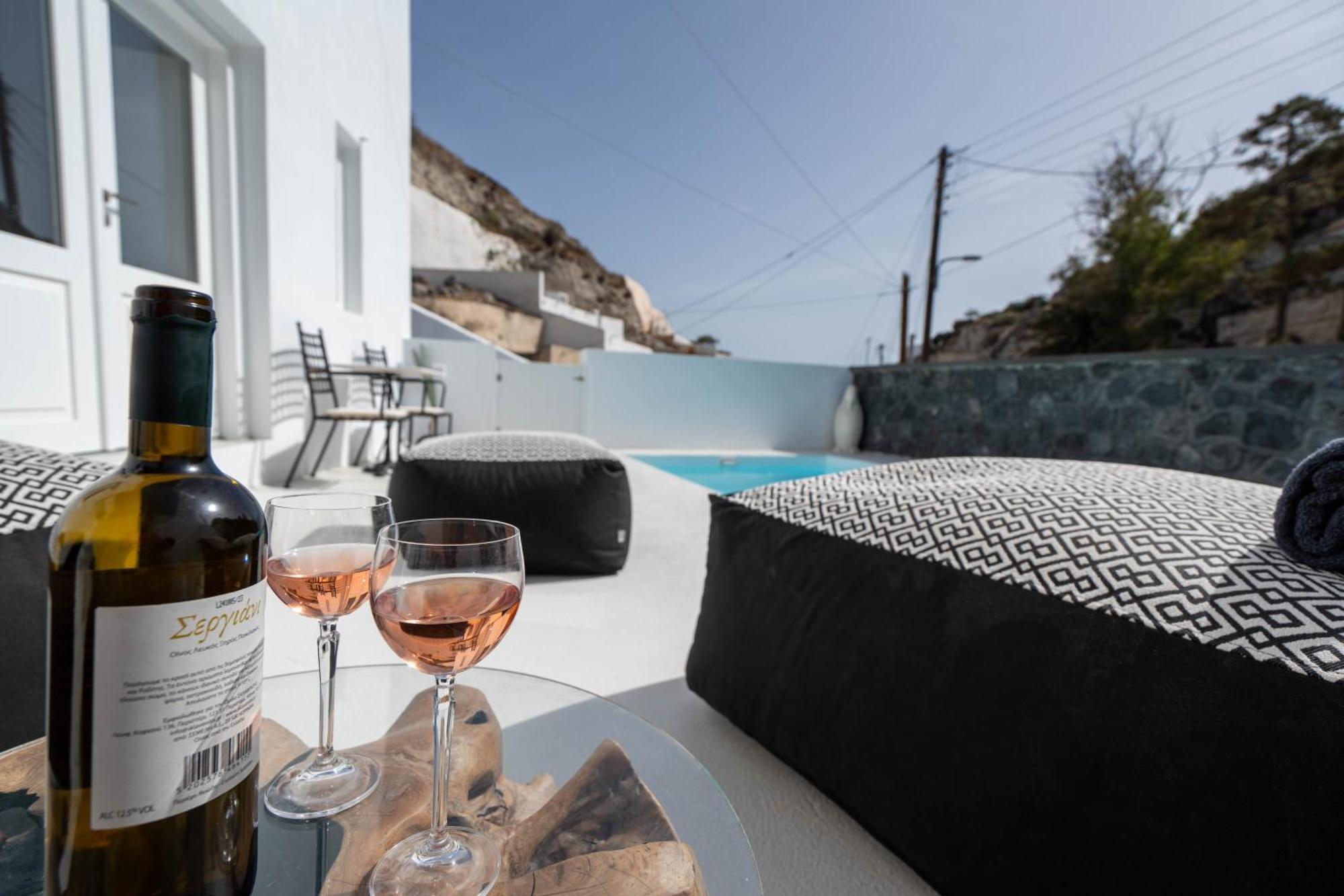 The Magic Luxury Cave Suites Vóthon Exterior foto