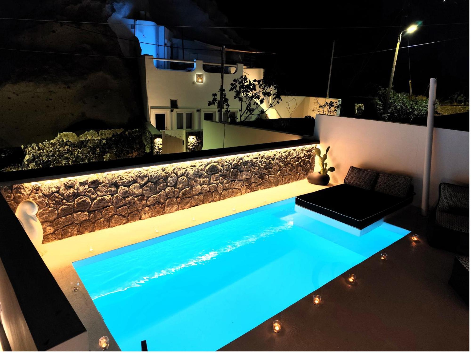 The Magic Luxury Cave Suites Vóthon Exterior foto