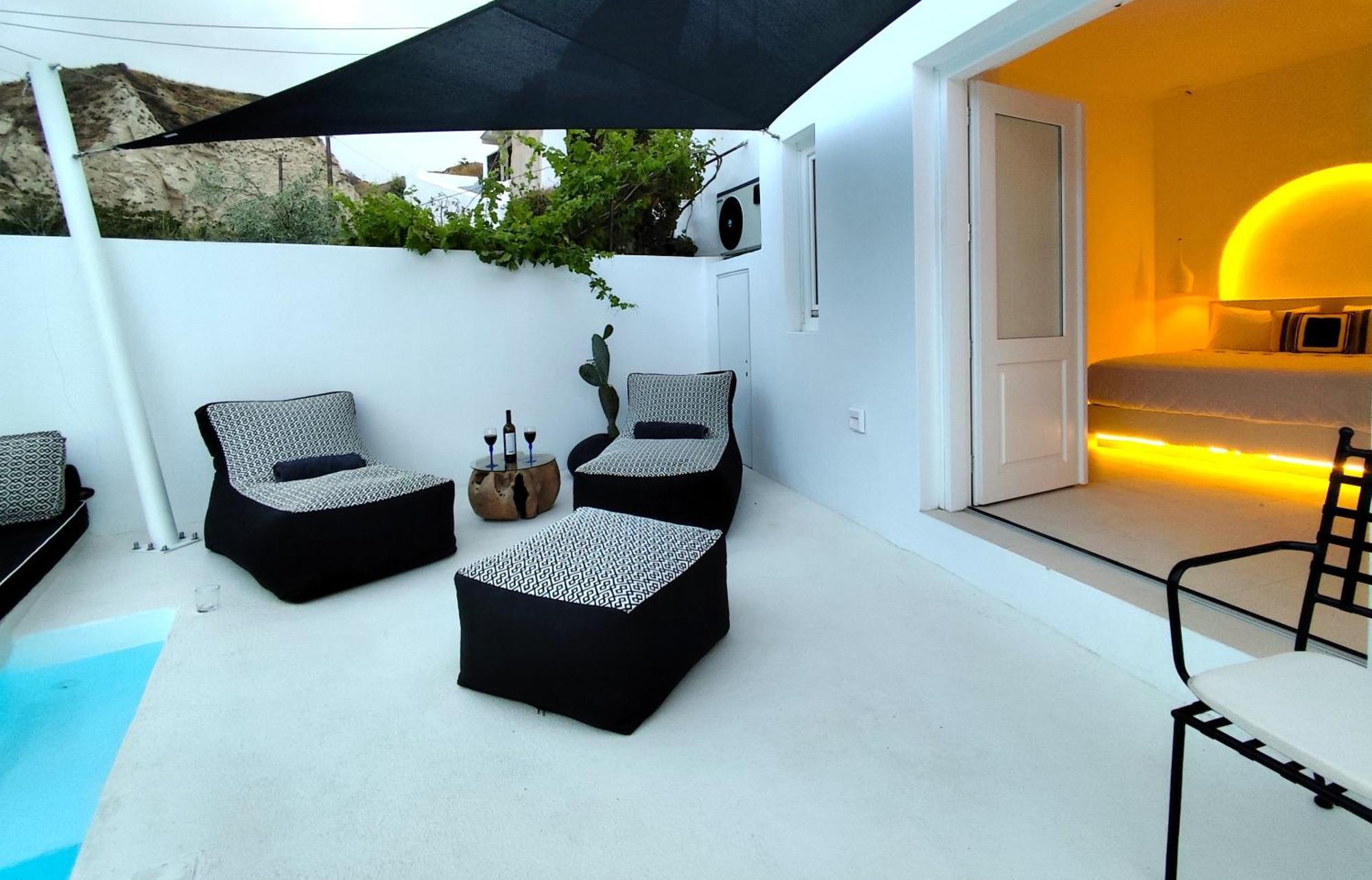 The Magic Luxury Cave Suites Vóthon Exterior foto