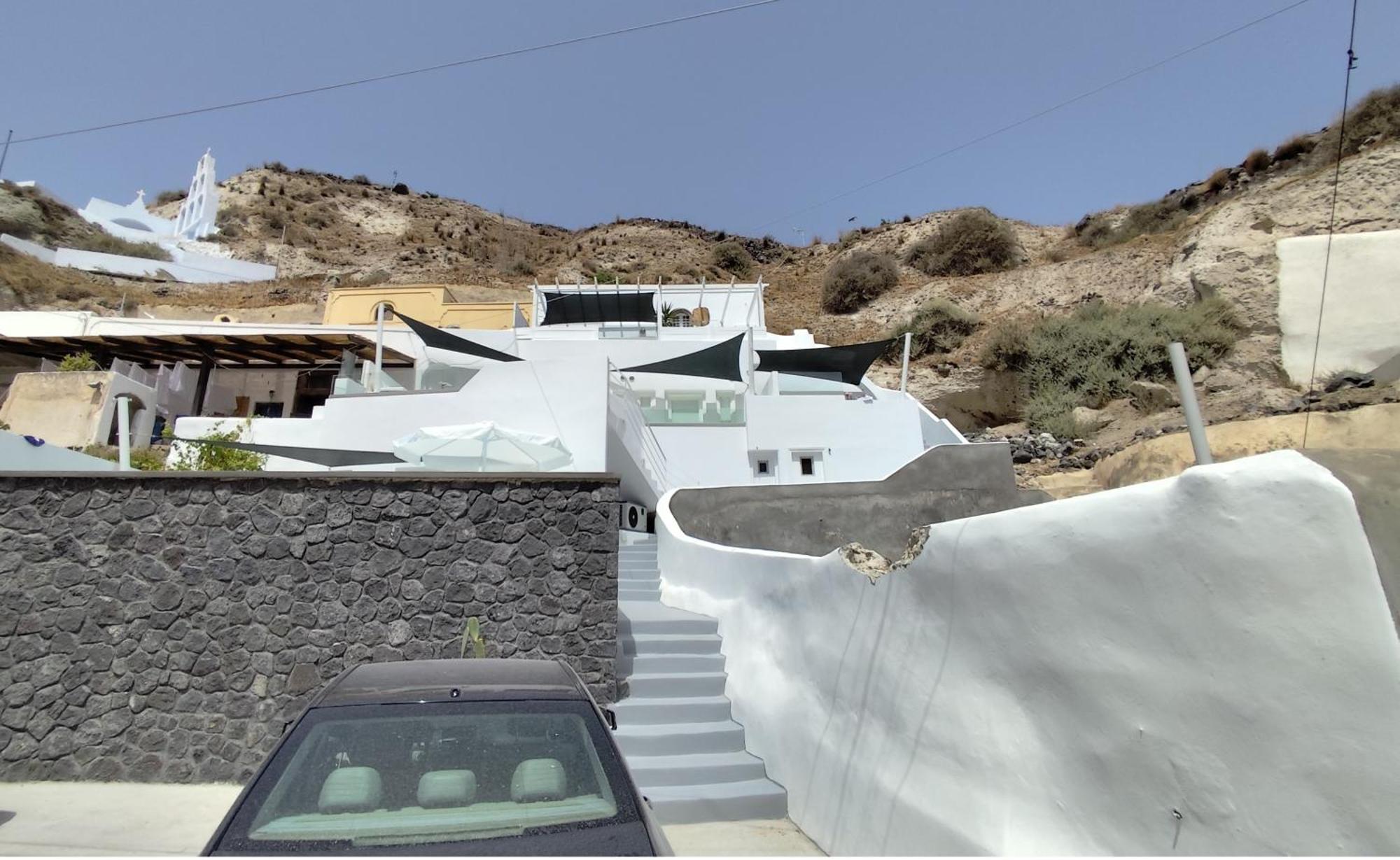 The Magic Luxury Cave Suites Vóthon Exterior foto