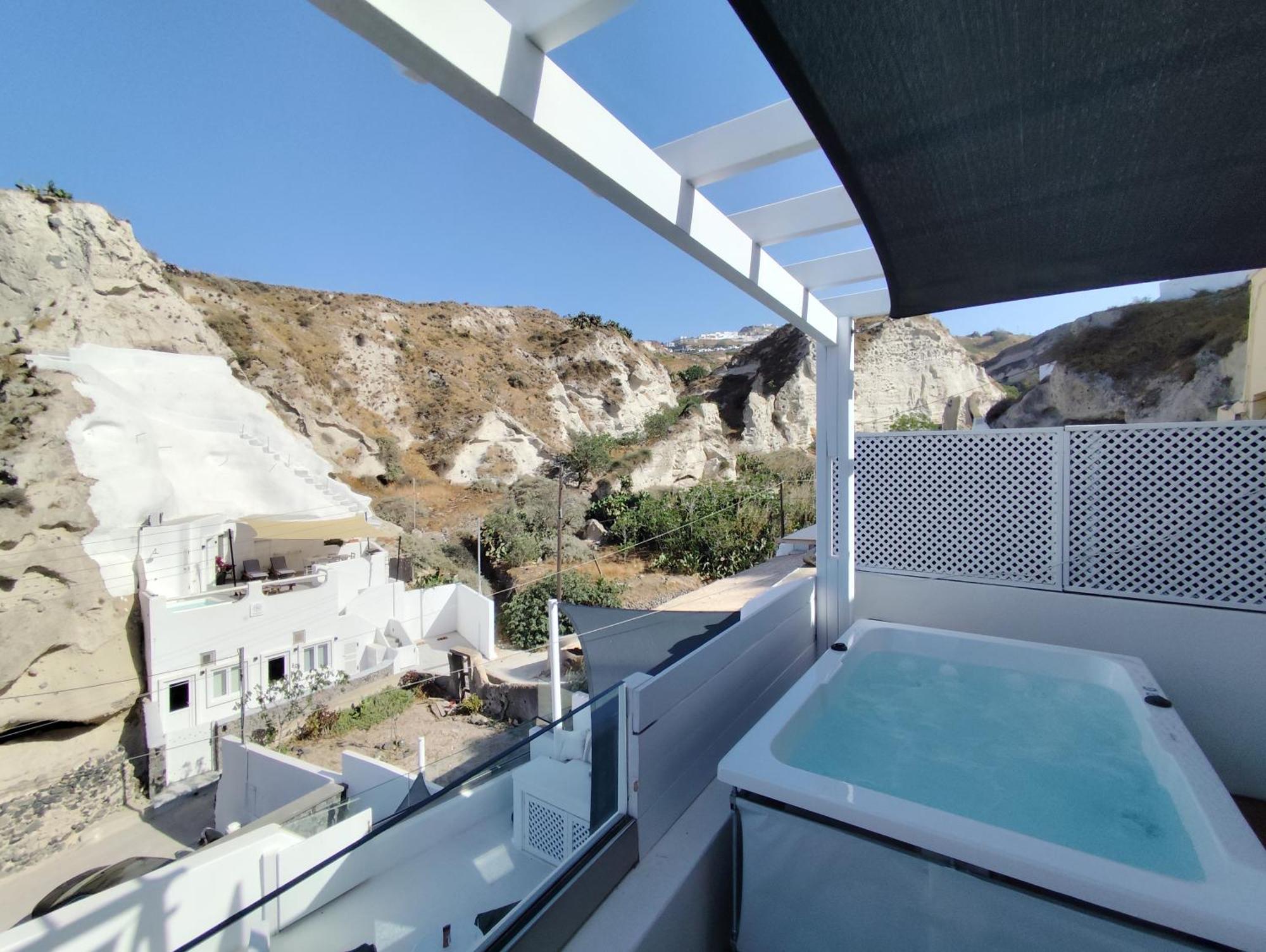 The Magic Luxury Cave Suites Vóthon Exterior foto