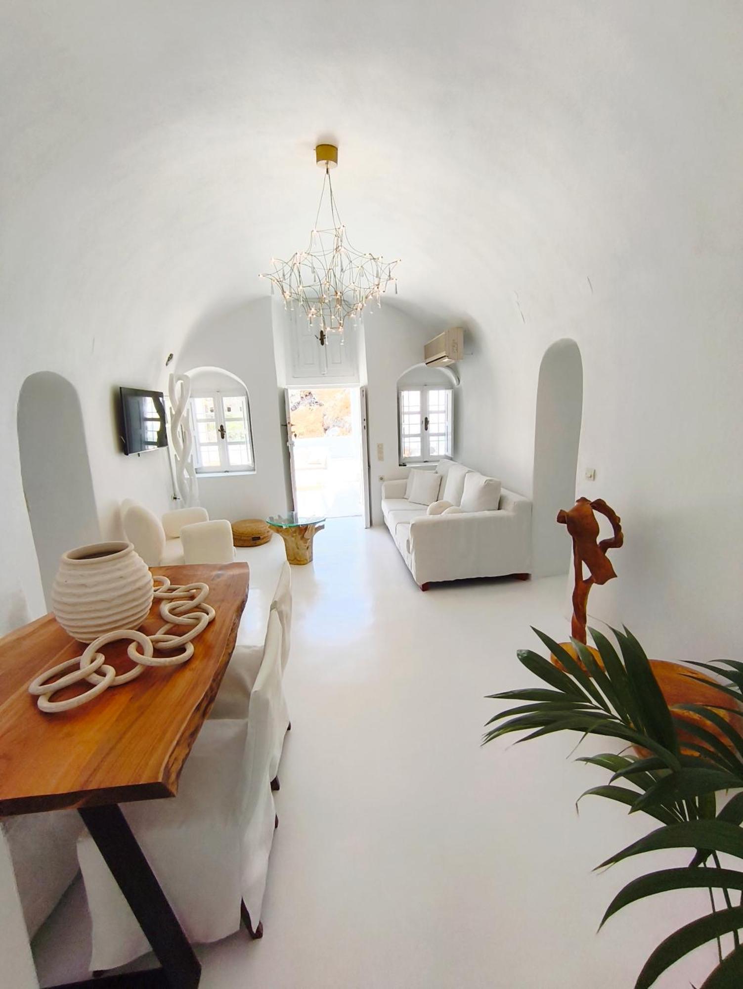 The Magic Luxury Cave Suites Vóthon Exterior foto