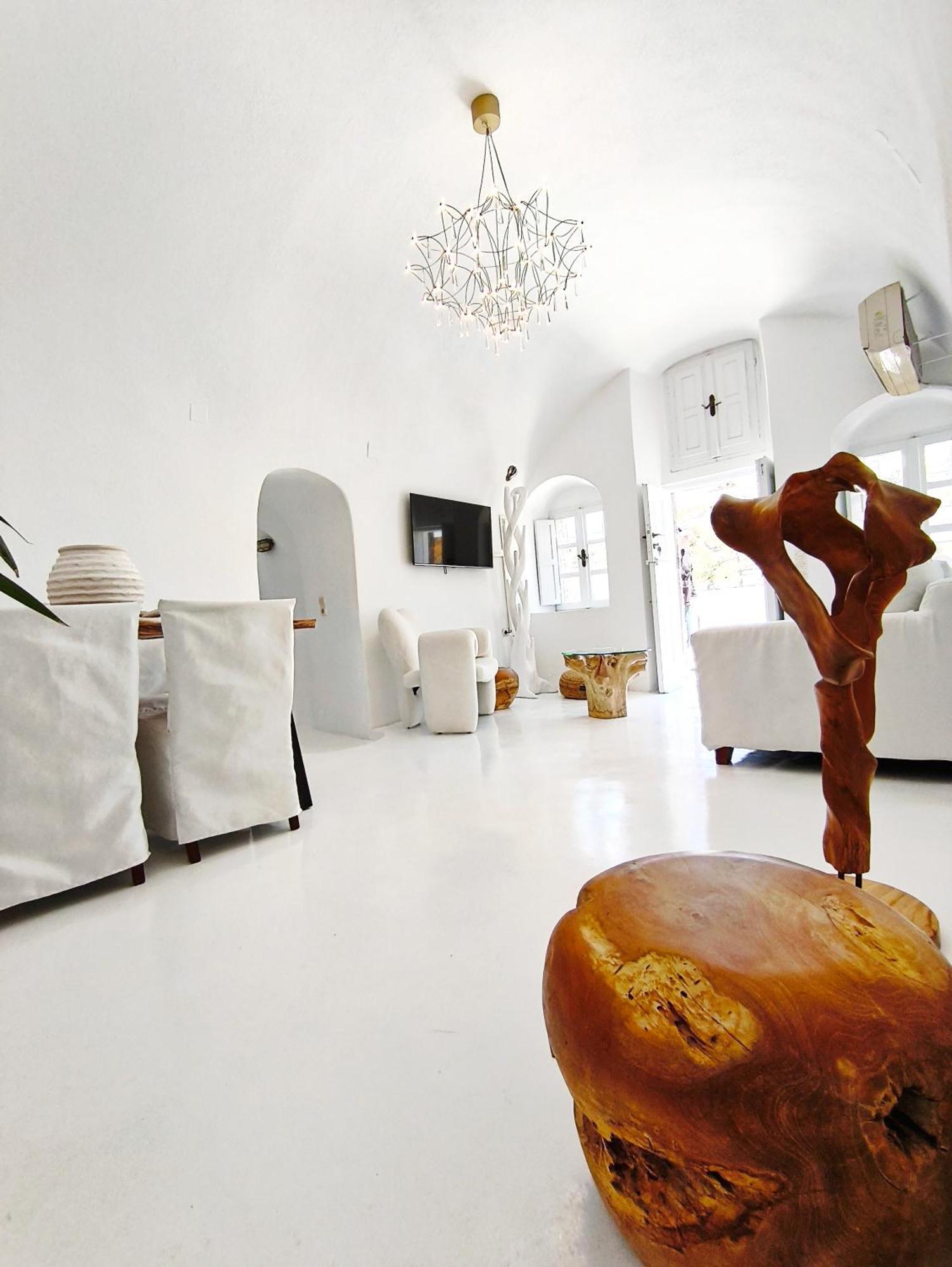 The Magic Luxury Cave Suites Vóthon Exterior foto