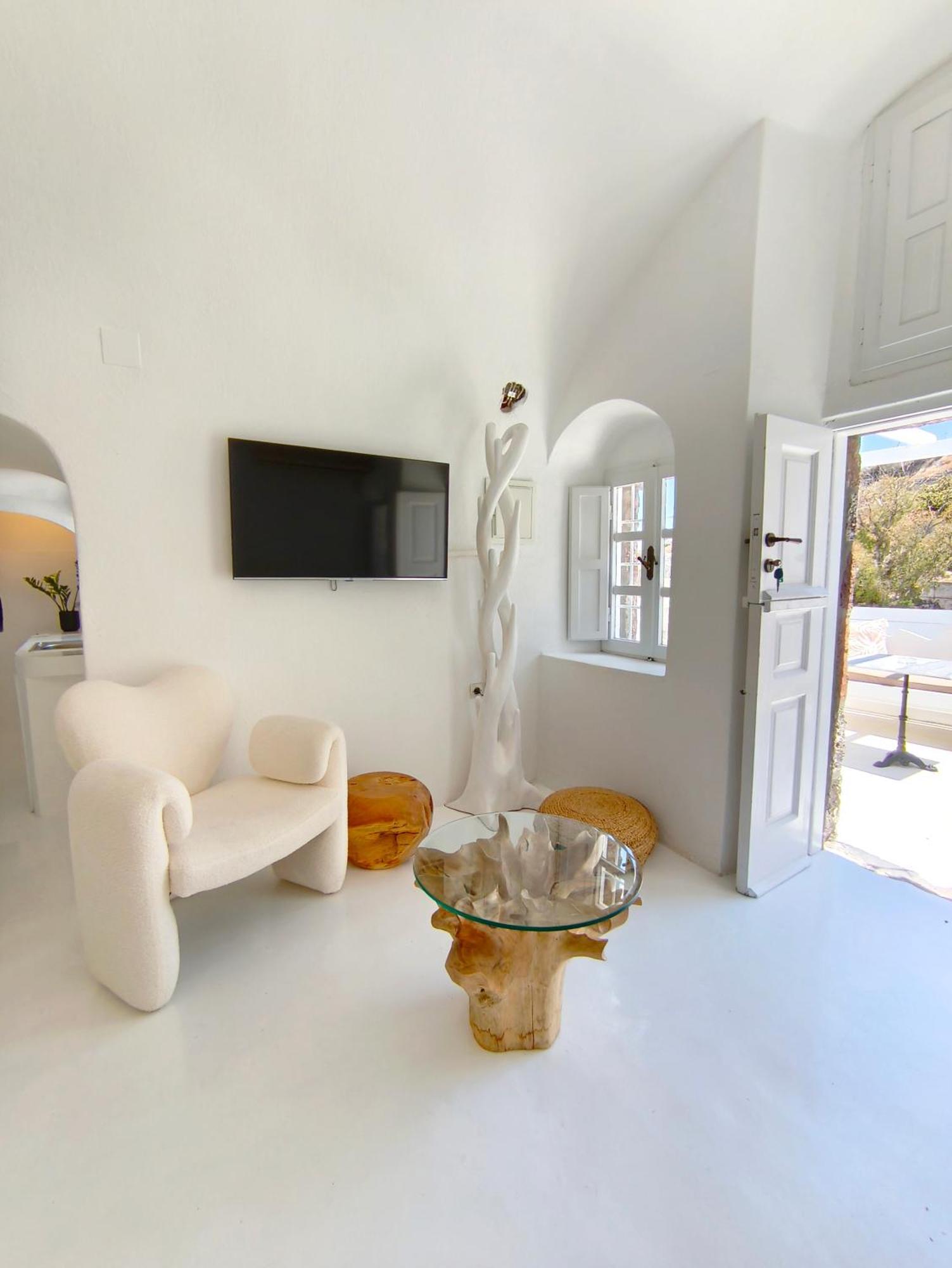 The Magic Luxury Cave Suites Vóthon Exterior foto