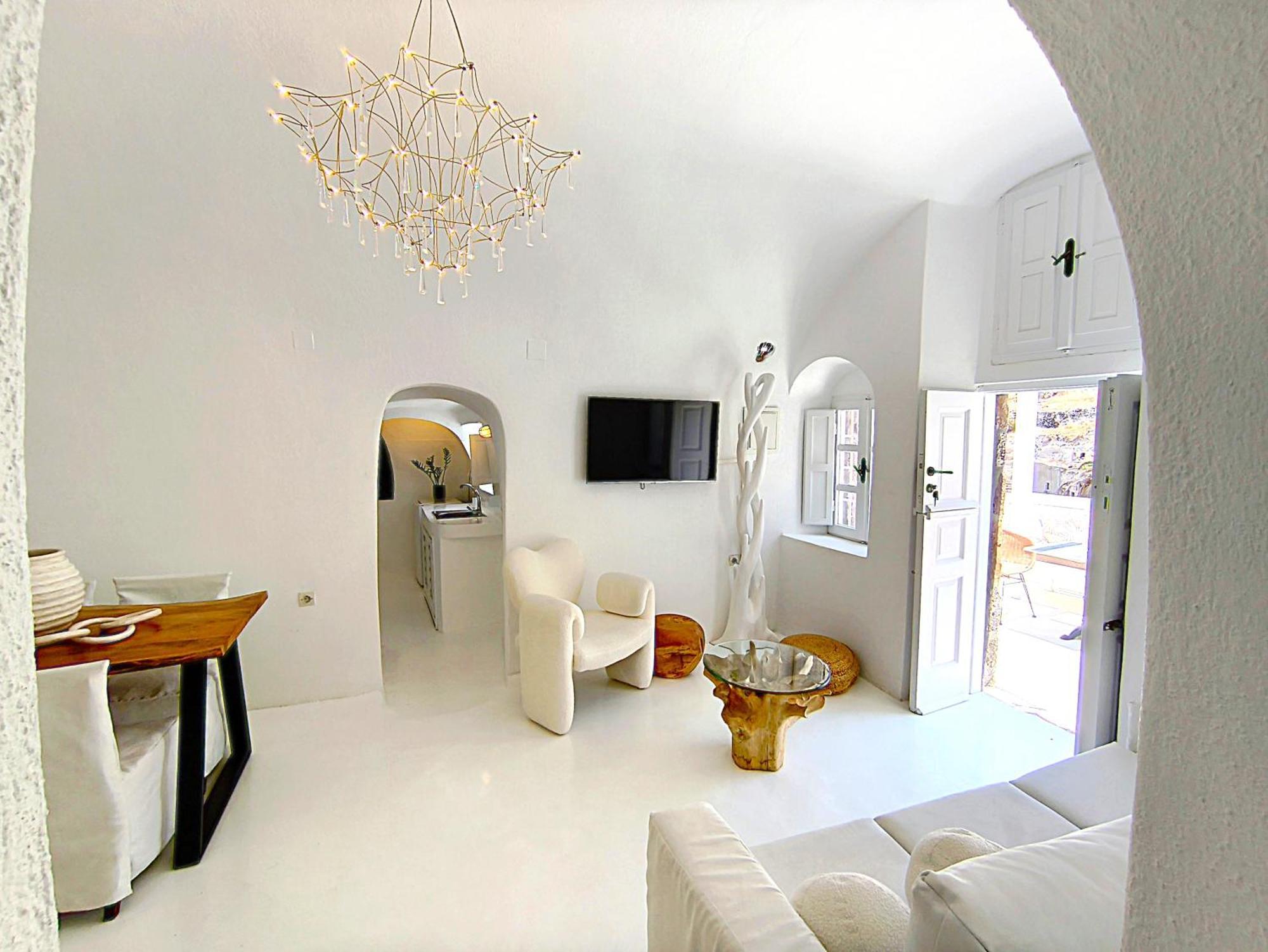 The Magic Luxury Cave Suites Vóthon Exterior foto